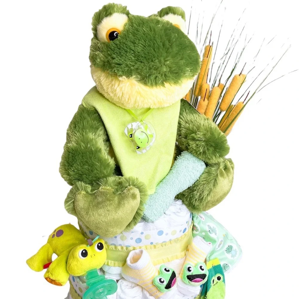Frog Diaper Cake